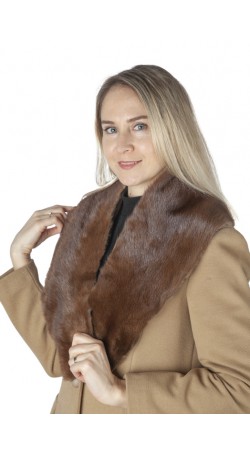 Scandinavian mink fur collar